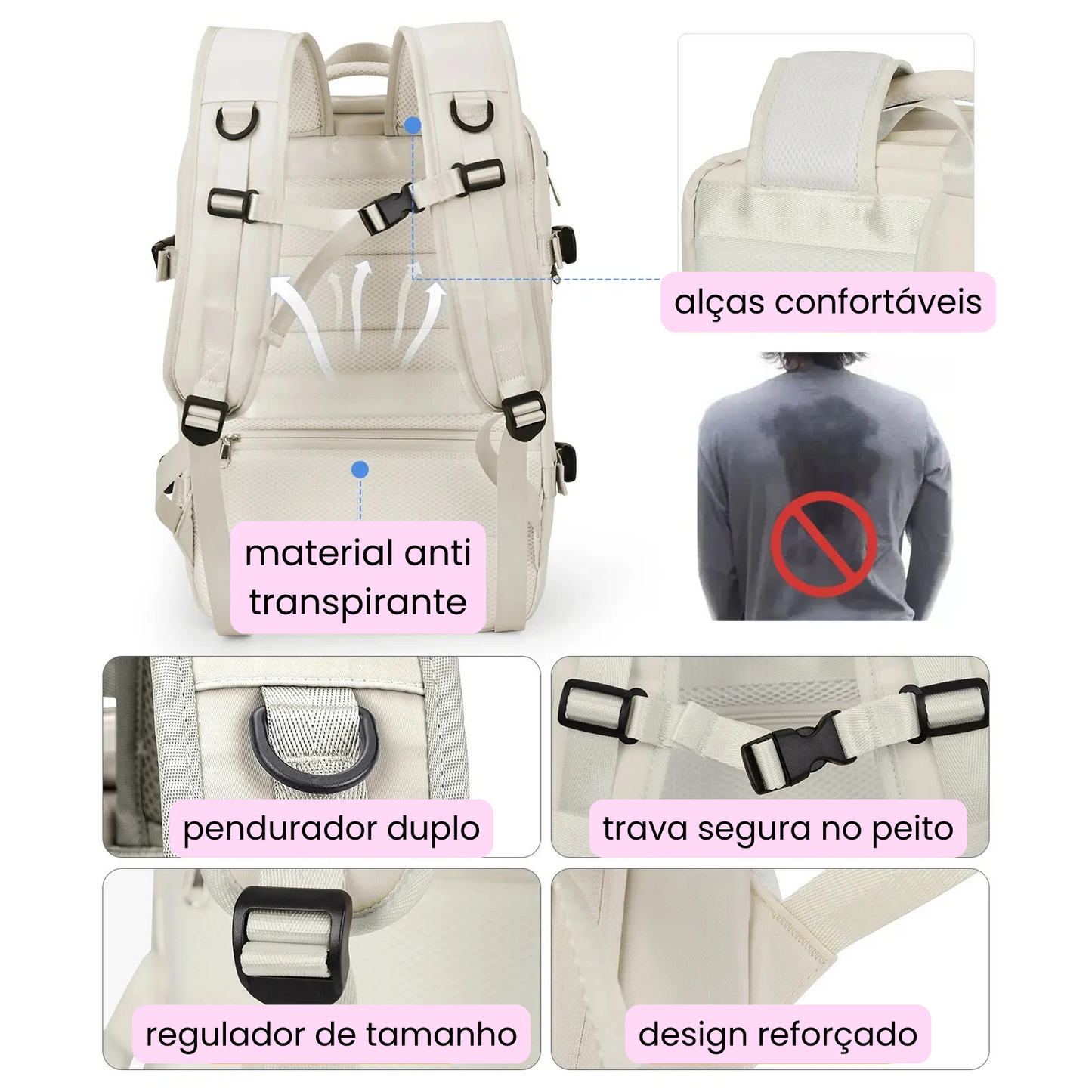 Mochila Viagem Cottage Extra Grande