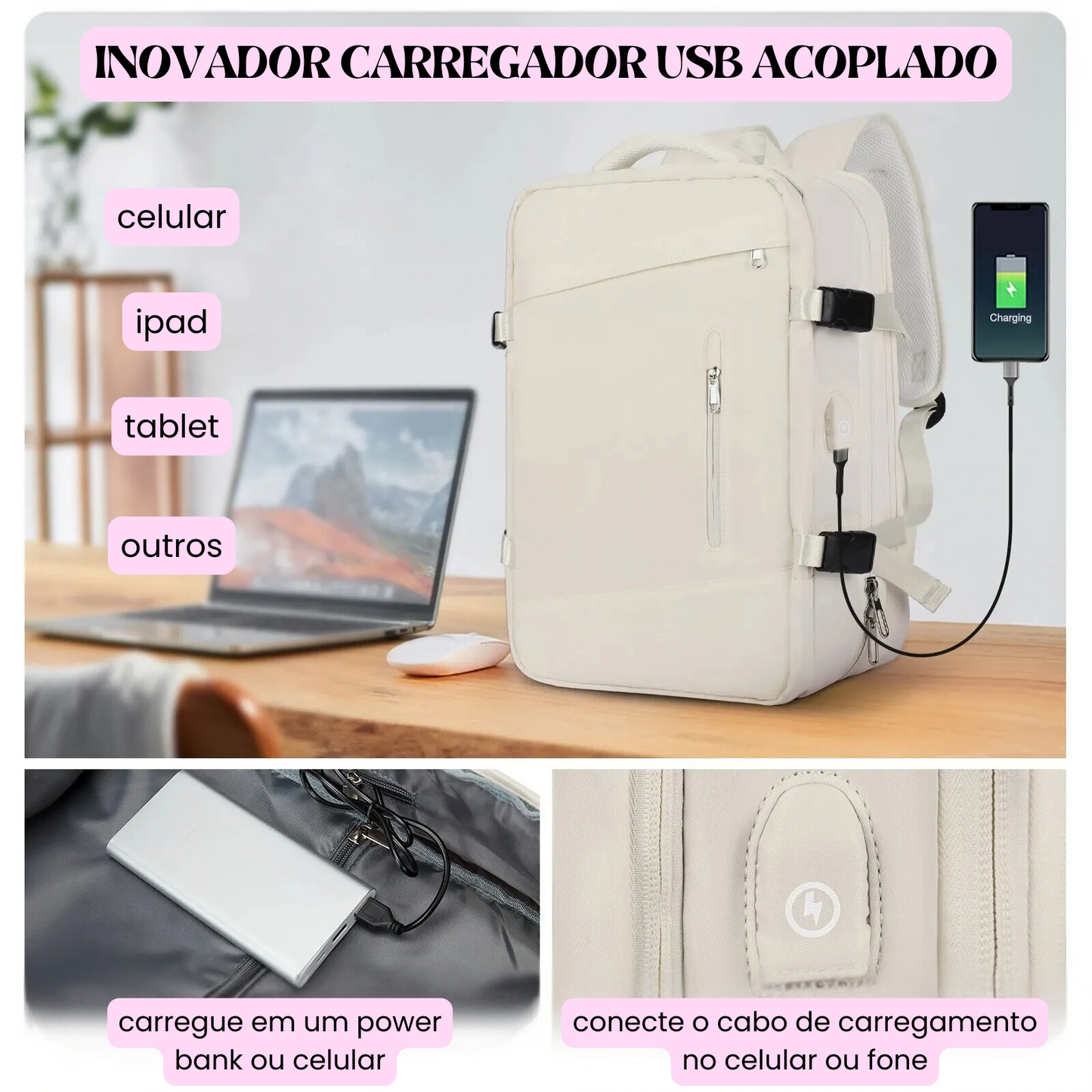 Mochila Viagem Cottage Extra Grande