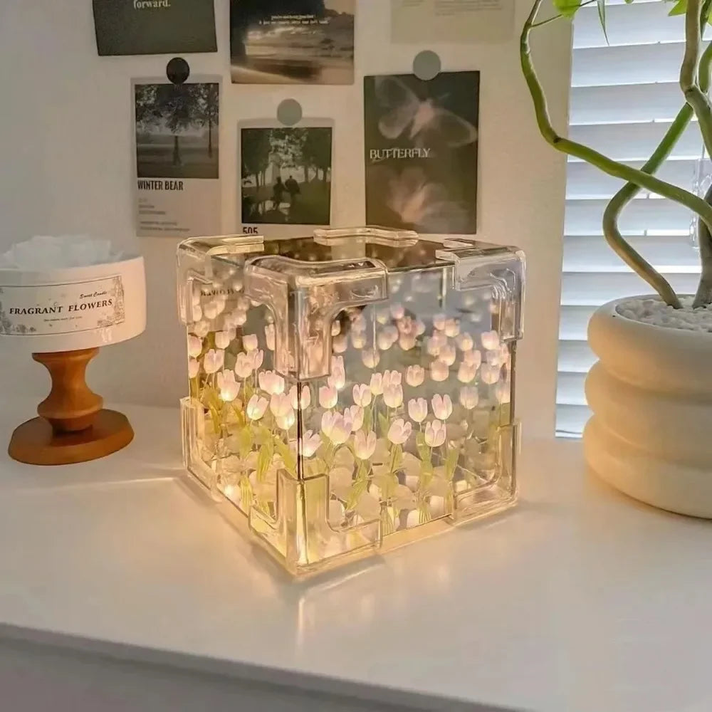 Luminária Tulip Cube